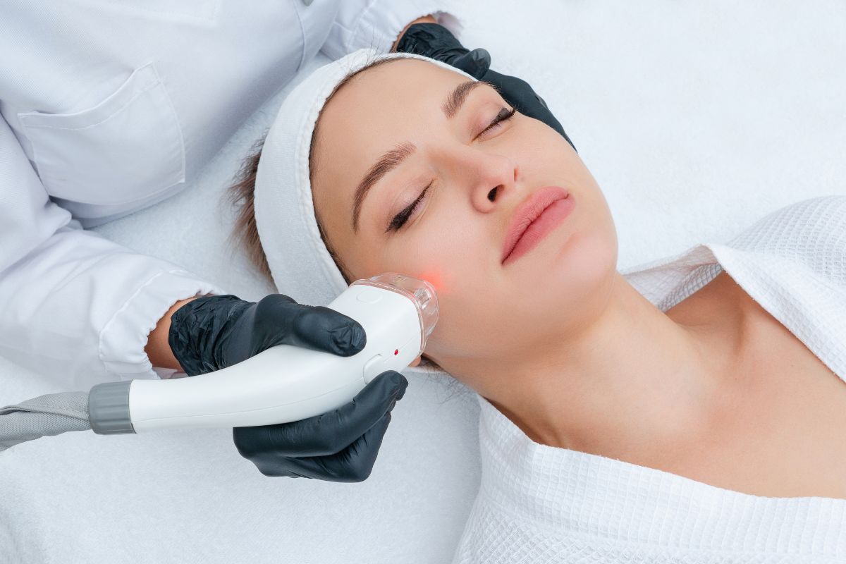 Acne treatment services offered by a medical spa