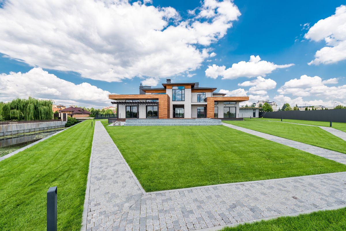 Professional landscaping background